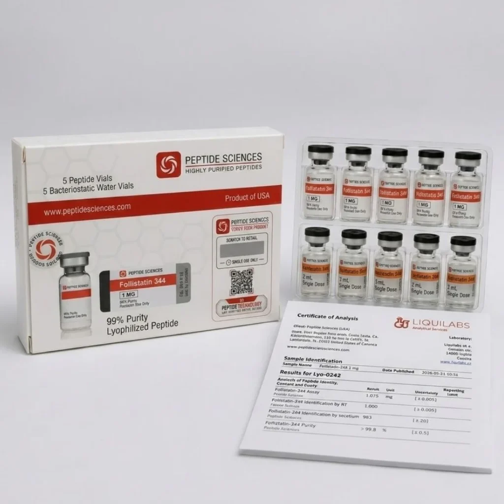 Peptide Sciences Follistatin-344 1 MG (5 Flakon + 5 Solüsyon)