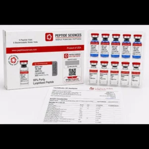 Peptide Sciences BPC-157 / TB-500 / GHK-Cu 10/10/40 MG Glow (5 Flakon + 5 Solüsyon)
