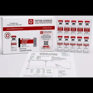 Peptide Sciences Tesamorelin + CJC + Ipamorelin 6/3/3 MG (5 Flakon + 5 Solüsyon)