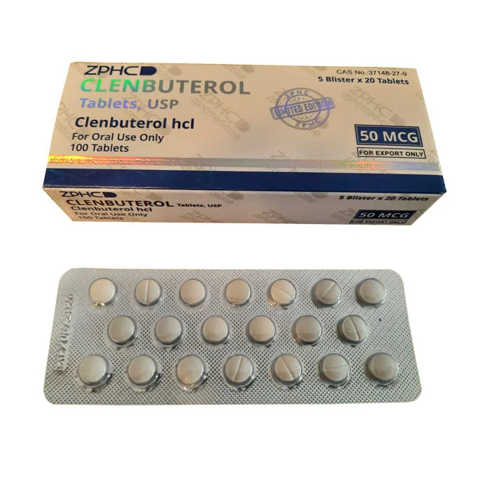 ZPHC Clenbuterol 50 MCG 100 Tablet